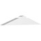 Ekena Millwork Portland Architectural Grade PVC Gable Bracket, 48"W x 8"H x 4"D x 6"F, 4/12 Pitch GBP048X08X0406POR00 - alternate 1